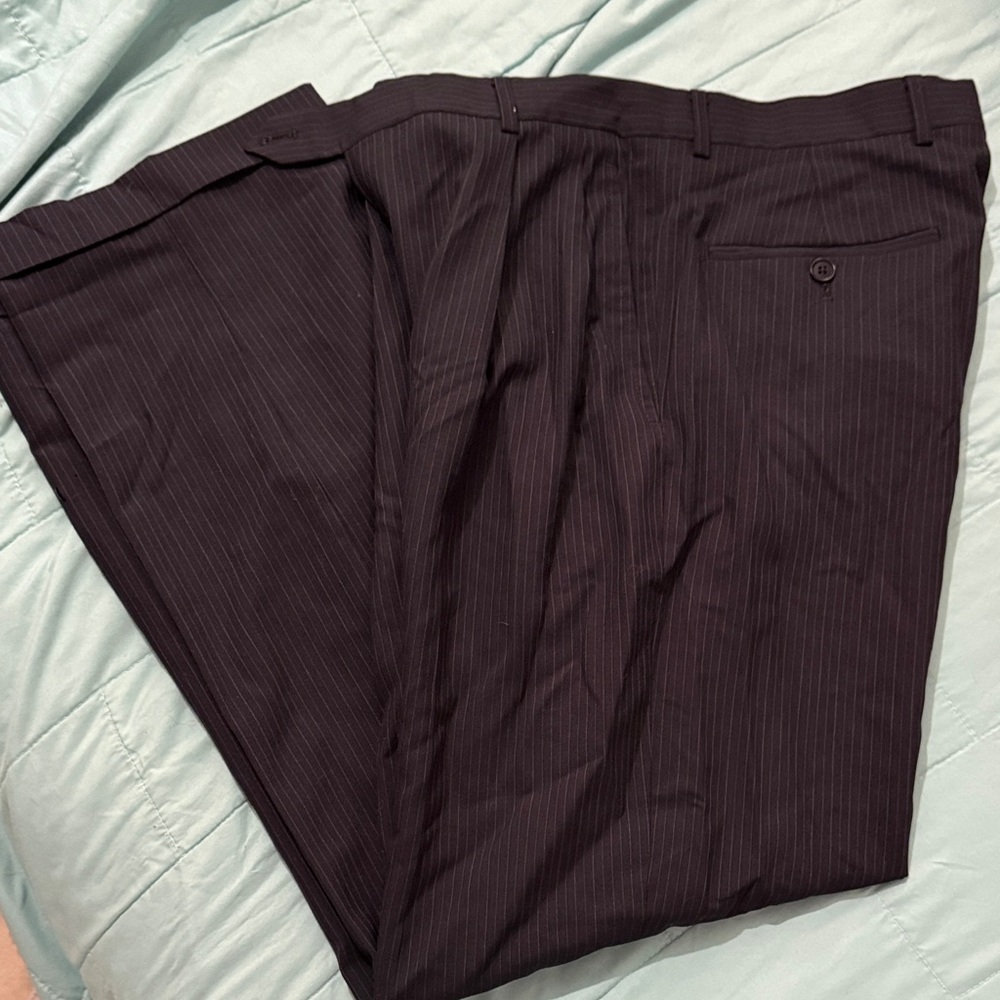 Brooks Brothers Black Wool Dress Pants